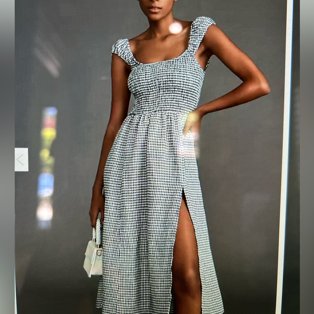 Reformation Tavi Linen Dress